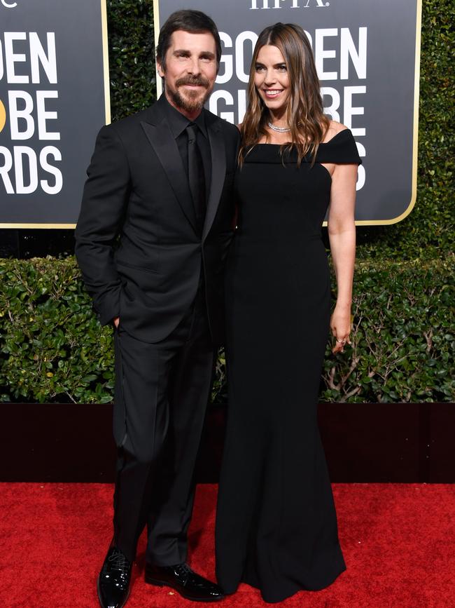 Christian Bale and Sibi Blazic. Picture: Getty Images 