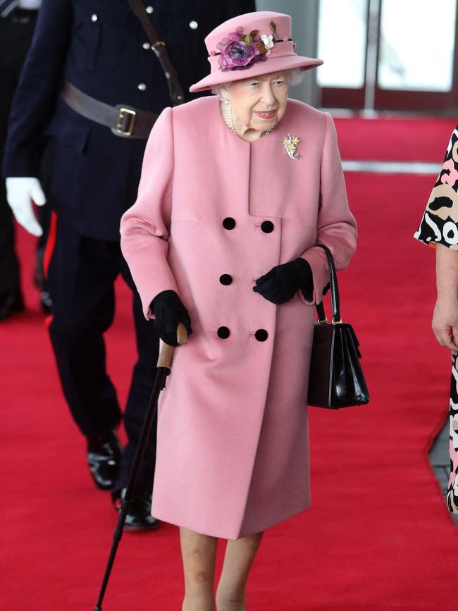 Queen Elizabeth at the opening of the sixth Senedd, in Cardiff, Wales last week.