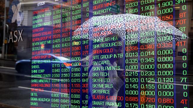 The ASX 200 hit an eight-day low on Thursday. Picture: David Swift