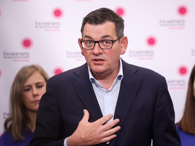 Daniel Andrews says the government’s election commitments will be revealed in an upcoming pre-election budget update. Picture: Brendan Beckett