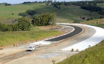 COMPLAINTS RECORDED: Ballina bypass construction work on the Pacific Highway near the Ross Lane interchange.