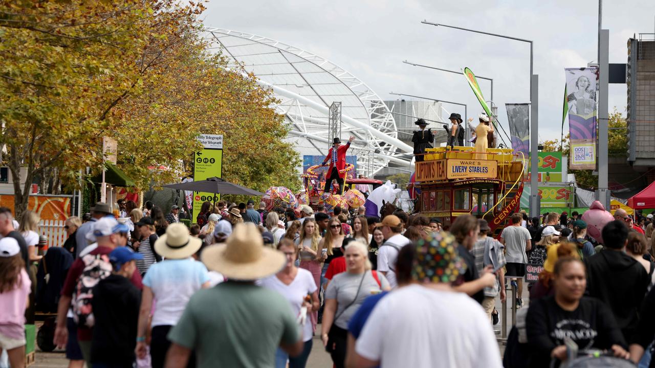 Organisers hope crowds return in force on Wednesday. Picture: NCA NewsWire / Damian Shaw
