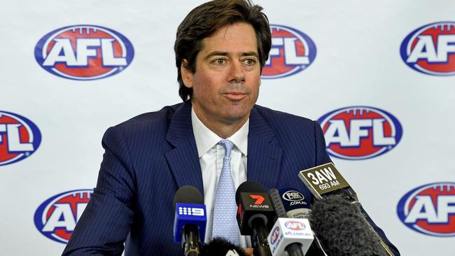 AFL CEO Gillon McLachlan says he needs a holiday after a tough season so far.