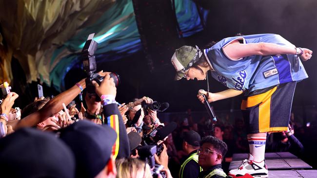 Eilish performs at Coachella last month. Photo: Getty Images