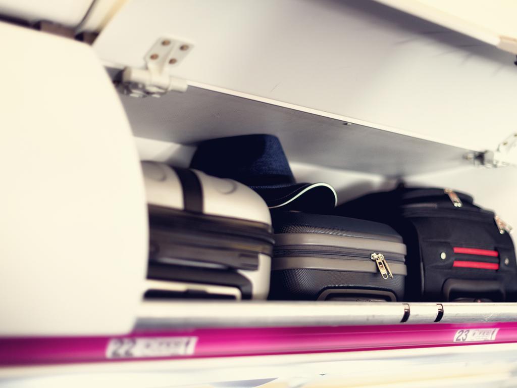 overhead luggage compartment