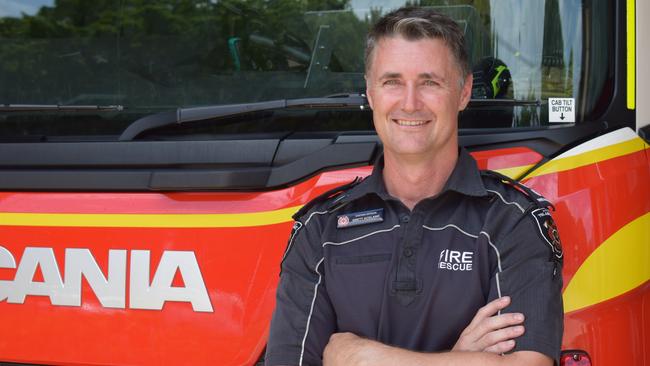 South Townsville Fire and Rescue Service station manager Brett Ackland spent Christmas at work. Picture: Holly Fishlock.