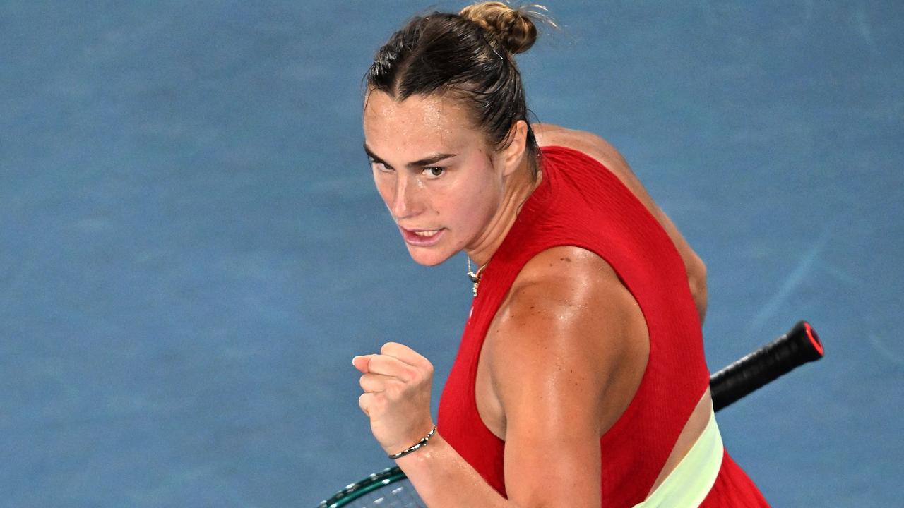 Belarus' Aryna Sabalenka is flying in her Australian Open title defence. Picture: Getty