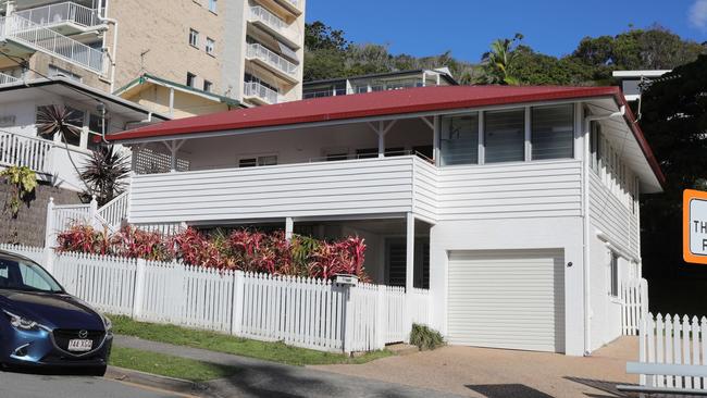 The front of the old house at 10 Goodwin Tce, Burleigh. Picture: Glenn Hampson.