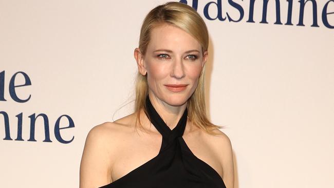 Cate Blanchett turns heads in billowing circle-patterned dress for Blue  Jasmine screening