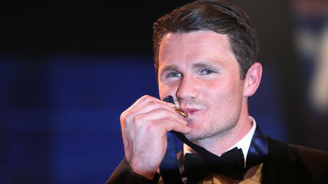 Patrick Dangerfield broke the record for Brownlow votes last year. Picture: Wayne Ludbey