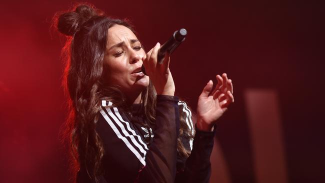 Amy Shark took issue with Dan Andrews spruiking an international act. Picture: Josie Hayden