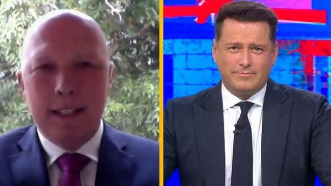 Karl also hit back at Federal Home Affairs Minister Peter Dutton who has previously attacked the State Government’s tough border control. Source: TODAY