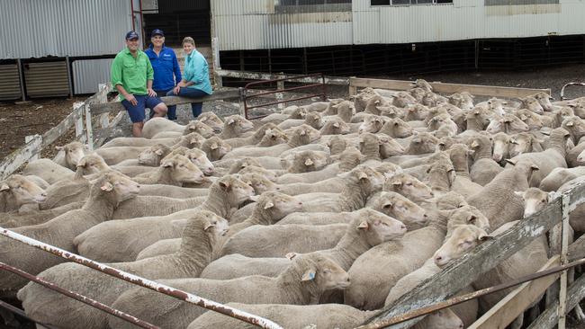 The Carter family from Wallaloo Park, at Marnoo. Picture: Zoe Phillips