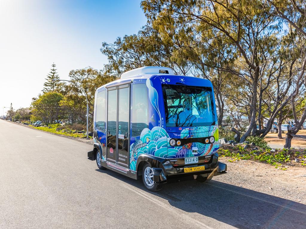 The ‘BusBot’ ran trials in Coffs Harbour and Sydney Olympic Park from 2017 until the project came to a close in 2021. Picture: Transport for NSW