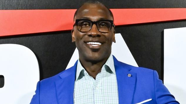 LAS VEGAS, NEVADA - APRIL 21: Shannon Sharpe attends Netflix & WWE 