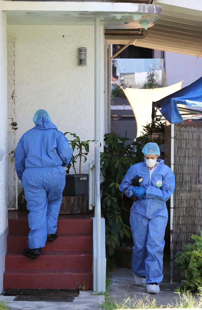 Police found a gun at the Southport home. Picture Mike Batterham