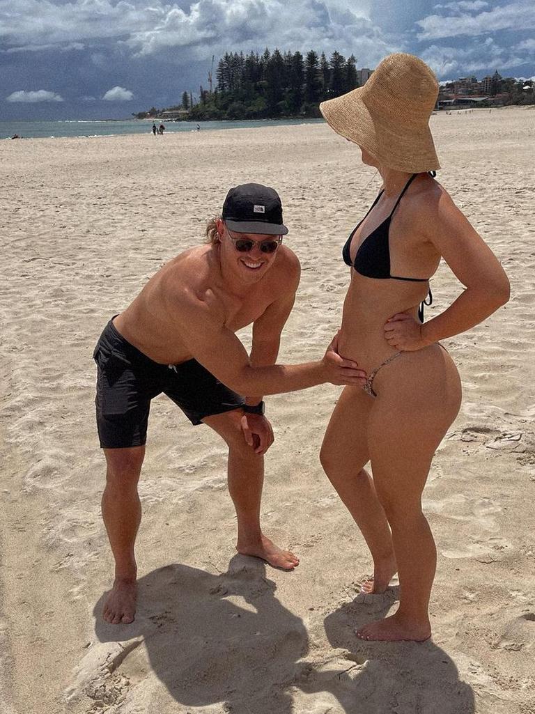 Reuben Cotter and Mackenzie Falco have announced they are expecting a baby.