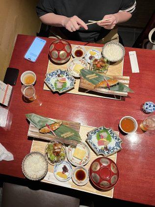 The set menu lunches in Osaka are delicious (and cheap). Picture: Simone Mitchell