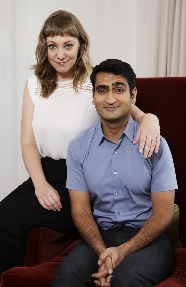 Emily V. Gordon and her actor/comedian husband Kumail Nanjiani tell the story of their rollercoaster courtship in The Big Sick. Picture: Justin Lloyd