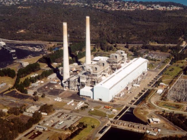 An historic image of Munmorah power station.