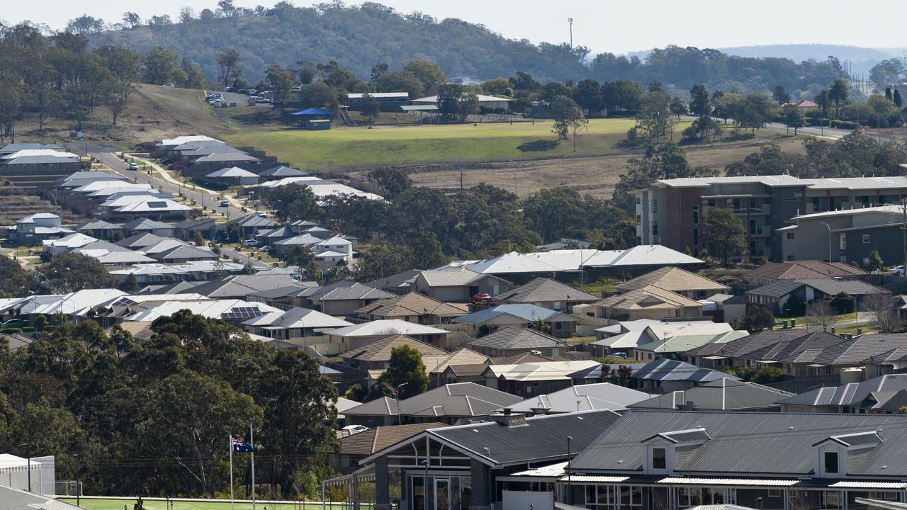 Housing in Toowoomba suburb of Glenvale. Picture: Kevin Farmer