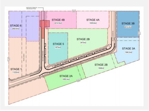 The approved staging plan for Summerlin Estate. Image: Brisbane City Council pdonine