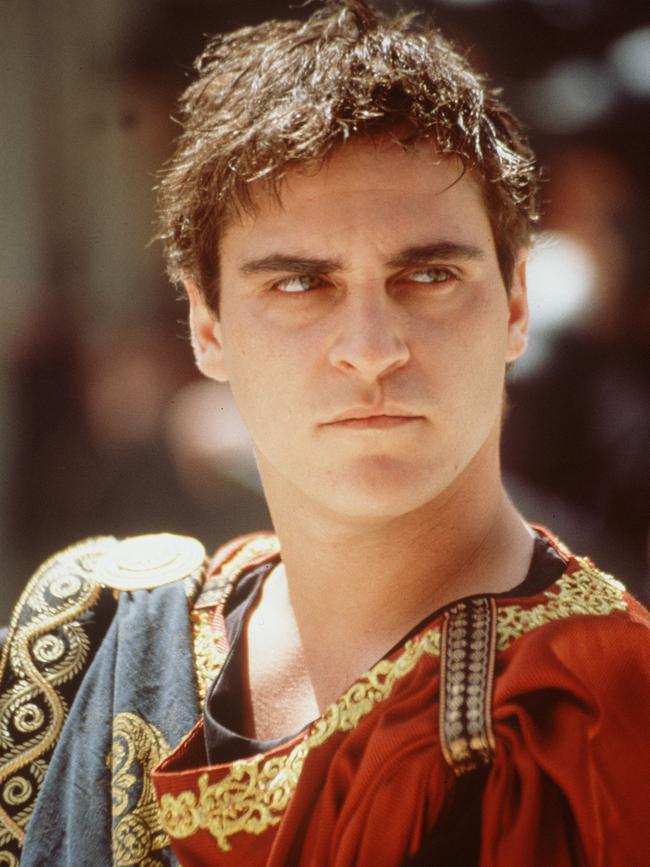 As emperor Commodus in Gladiator (2000).