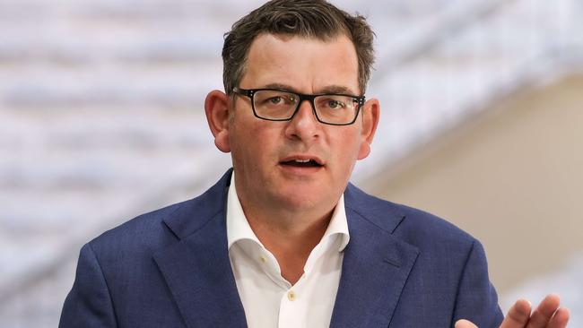 Victorian Premier Daniel Andrews says it’ll only be a matter of time before it will be required to have three Covid doses. Picture: NCA NewsWire / Ian Currie