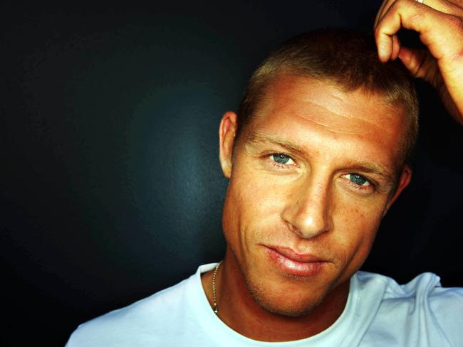World Champion surfer Mick Fanning in Surry Hills, Sydney, ahead of his book tour before he takes off to Hawaii to decide the 2009 World Champion.
