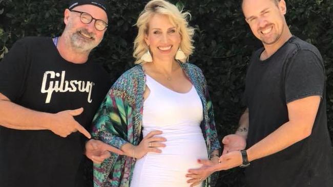 AFTER her emotional struggle to fall pregnant with IVF, Hot Tomato radio personality Emily Jade O’Keeffe has today announced she is pregnant with her second “miracle” baby. Pictured: Flan, Emily Jade and Christo.