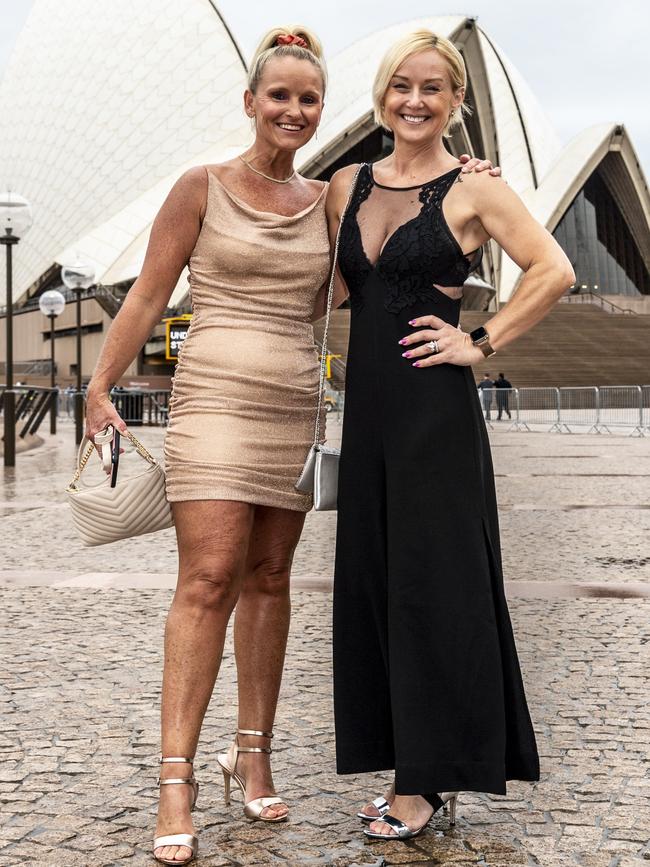 Belinda Bushby (left) and Sandra Reeves made the most of the uninterrupted views. Pictures: Monique Harmer