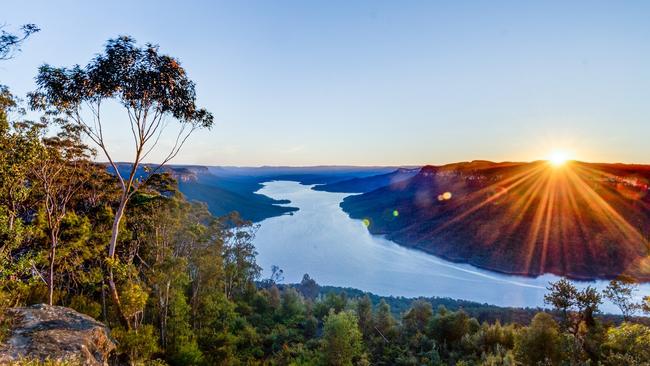 A view from the proposed Great Burragorang Valley Walk. Picture: John Spencer