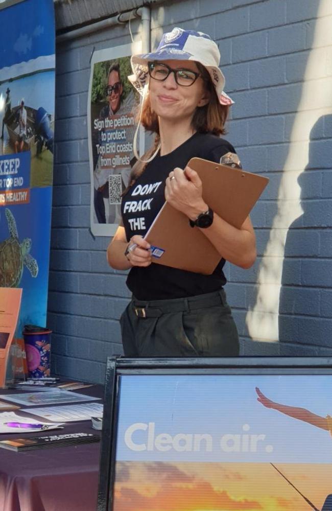 Environment Centre of the NT spokeswoman Bree Ahrens. Picture: Facebook