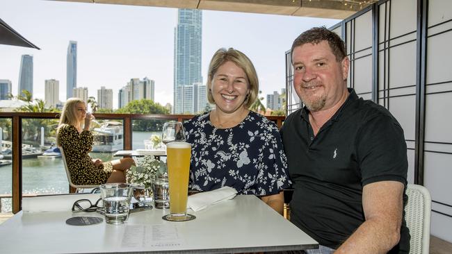 Edgewater and The Fish Emporium have teamed up serve premium three course meals to 20 dinners for sittings for lunch and dinner. Wendy Beattie and Alistair Beattie. Picture: Jerad Williams