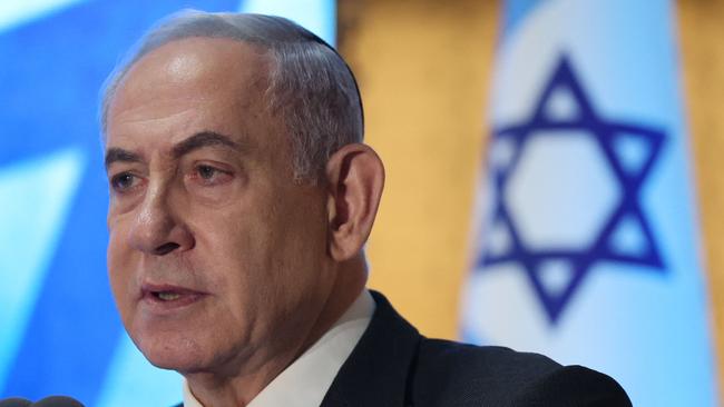 Israeli Prime Minister Benjamin Netanyahu. Picture: Abir Sultan/Pool/AFP