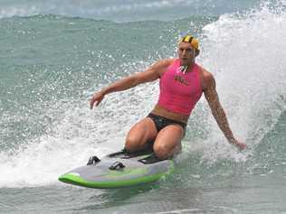 Scott McCartney secured a silver for Cudgen Headland SLSC at NSW State Surf Life Saving Championships. Picture: Stephen Chu