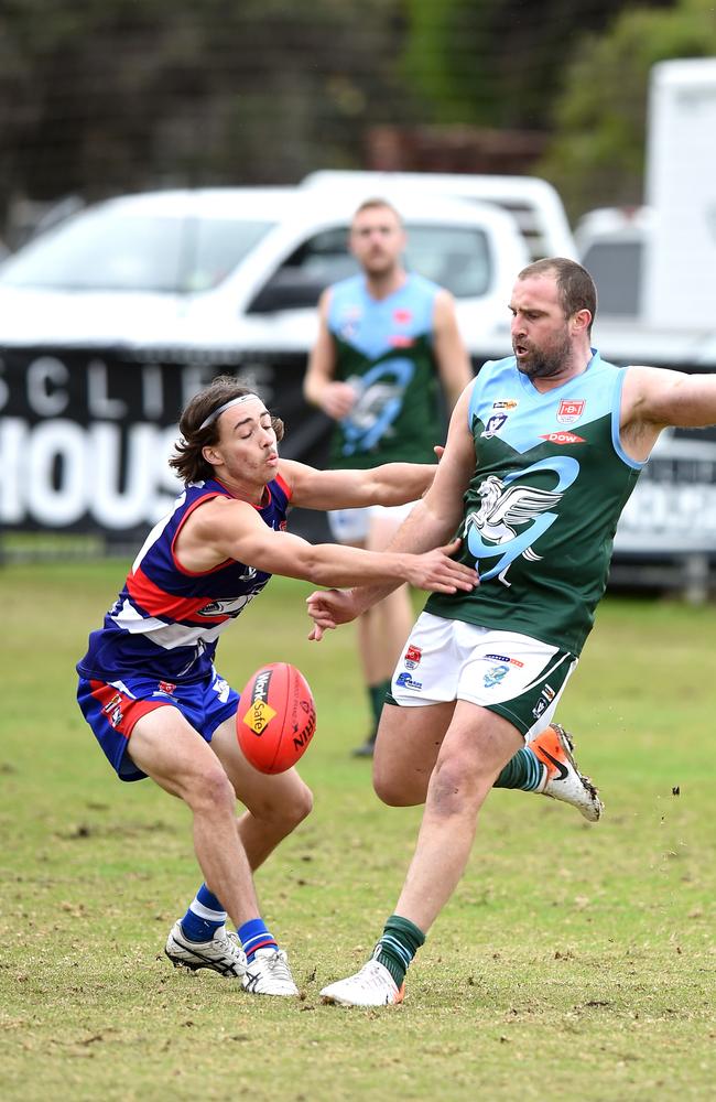 BFL: Queenscliff v Geelong Amateur. No 7. Kristian Bucovaz for Geelong Amateur.