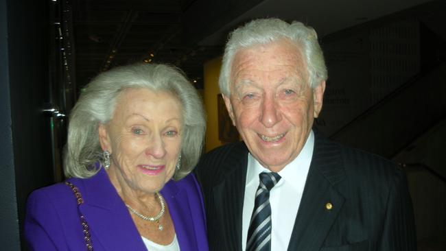 Shirley and Frank Lowy. Picture: Robin Amadio