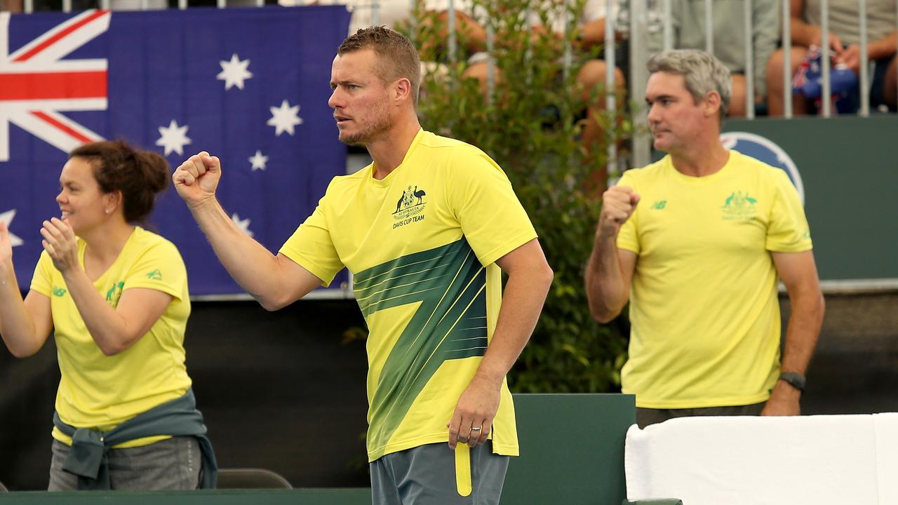 Lleyton Hewitt has slammed rumoured changes to the Davis Cup. (AAP Image/James Elsby)