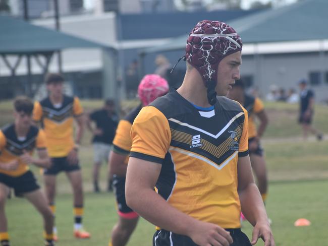 Prop Hugh McKinlay was a revelation for the Capricornia 14-15 years boys rugby league team.