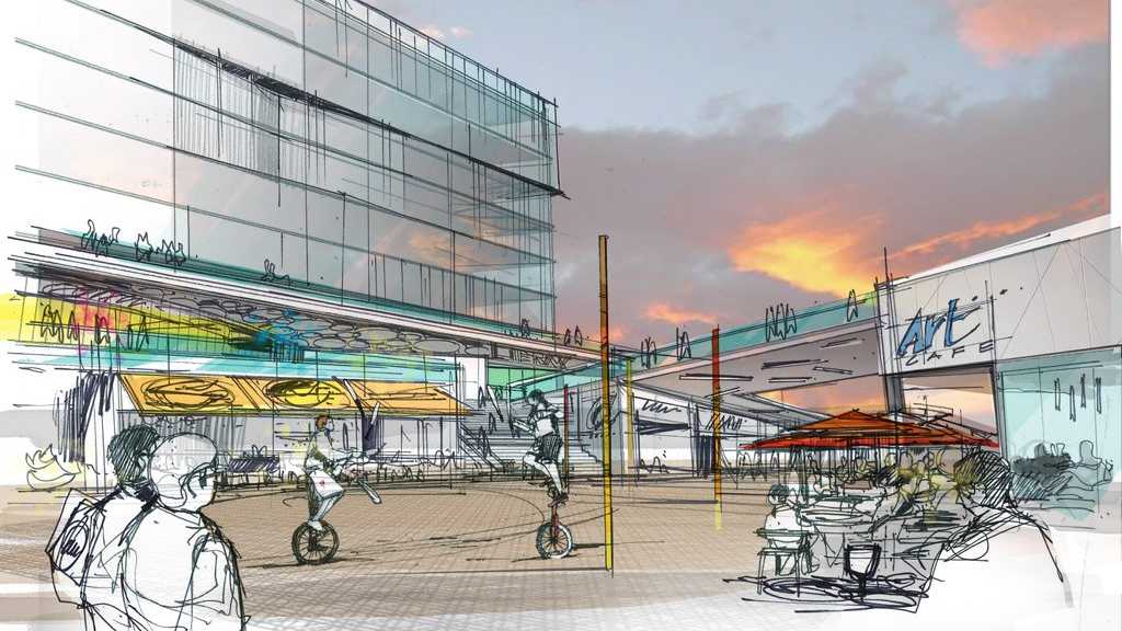 An artist's impression of Retail Stage One in the Ipswich CBD. Photo: Contributed. Picture: Contributed