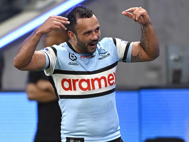 NRL- Finals W2 Sharks v Cowboys at Allianz Stadium. Braydon Trindall Picture: NRL Photos/Gregg Porteous