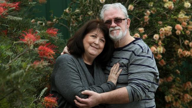 Pictured is Debra McPherson, from Macquarie Fields, who has been nominated for a Pride of Australia award after performing CPR on a young boy who suffered a heart attack at the Botanic Gardens and saved his life. Deb is pictured with her husband Ron, who was also on the scene with a defibrillator.