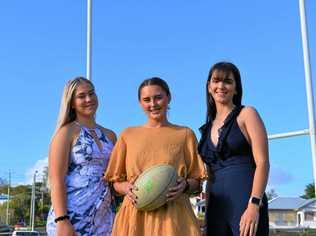 Ready for the Hammer's Ladies Day are (from left) Savanah Brown, Taylor Jardine and Lilli Crumblin. Picture: Donna Jones