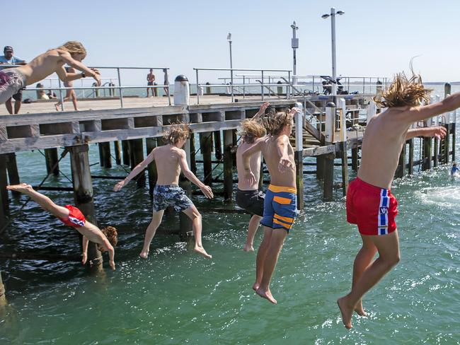 Melbourne crowds flock to Phillip Island during the summer holiday season. Picture: Sarah Matray