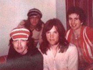 AC/DC after they played at Iceland in Ringwood some time in the 1970s. Picture: Pinterest