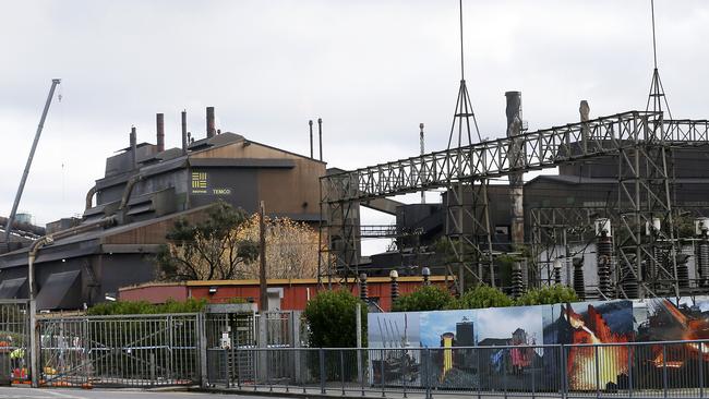 The TEMCO smelter at Bell Bay. Picture: CHRIS KIDD