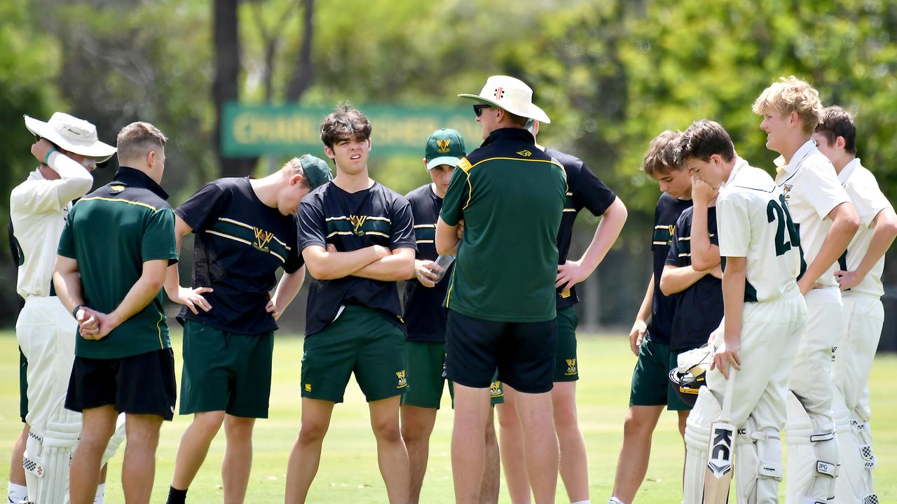 AIC First XI cricket between Villanova College and St Edmund's College Saturday February 25, 2022. Picture, John Gass