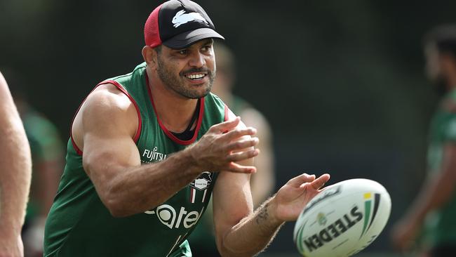 Greg Inglis looks like heading back to the centres when he returns from an ACL injury early in the NRL season. Photo: Brett Costello