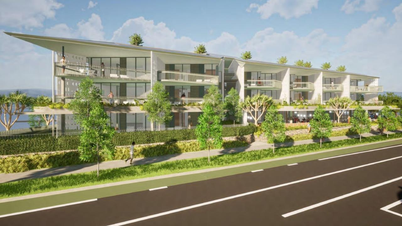 Artist's impression of the proposed hotel at 203-207 Gympie Terrace, Noosaville. Photo: Push Architecture